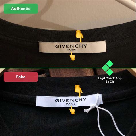 givenchy shirt legit check|false Givenchy inscription.